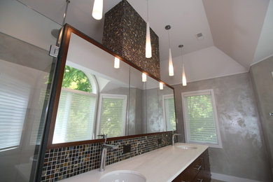 フィラデルフィアにあるコンテンポラリースタイルのおしゃれな浴室の写真