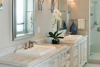 Elegant his and her sinks