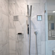 Shower wall tiles direction