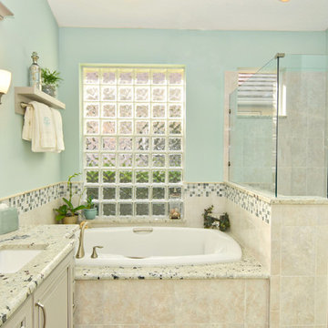 Elegant Mosaic Master Bath // Lakewood Ranch