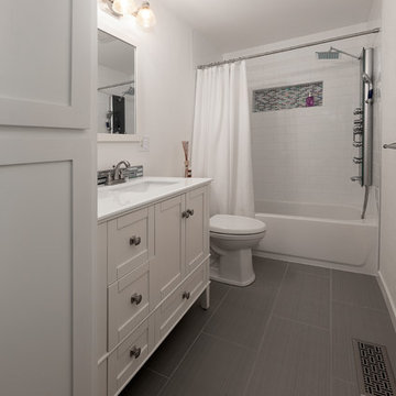 Elegant Petroleum Bathroom