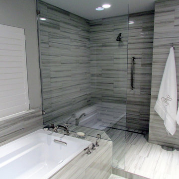 Elegant Southern Contemporary Master Bathroom Remodel