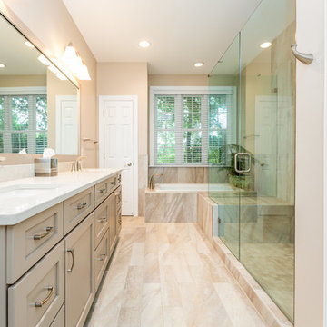 Elegant Traditional Master Bathroom and Kitchen Remodel