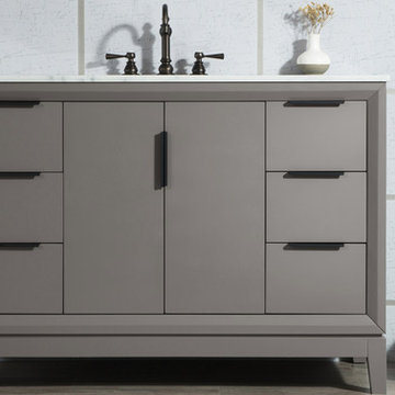 Elizabeth 48" With F2-0012 Faucet in ORB - Cashmere Grey