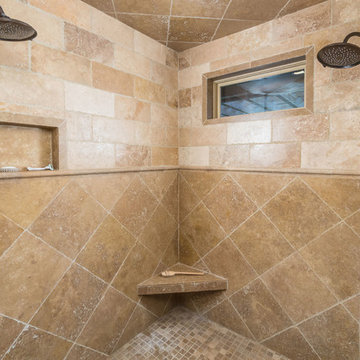 Elk Country Estate_French Country Large Master Shower