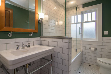 Bathroom - craftsman bathroom idea in Milwaukee