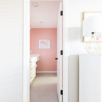 Ella's Pink Bathroom: Lake Highlands