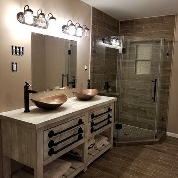 Ellicott City Rustic Bathroom Remodel