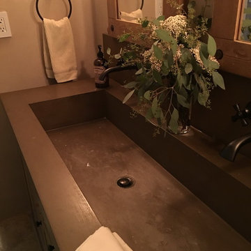 Engineered Concrete Trough Sink