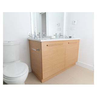 Engineered Oak Vanity - Modern - Bathroom - Ottawa - by Handwerk ...