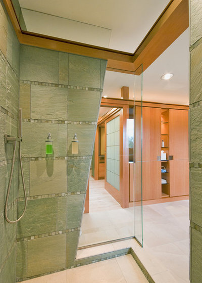 Contemporary Bathroom by SunSwallow Design, LLC