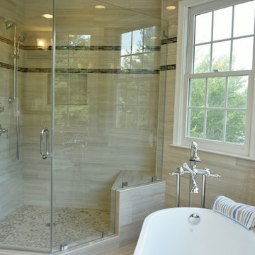 Enjoying of an Elegant/Relaxing Spa Feeling Bathroom Makeover in McLean VA