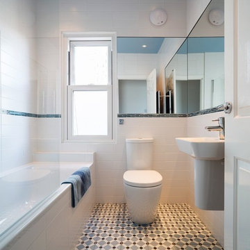Ensuite & Family Bathroom in a Victorian Terrace