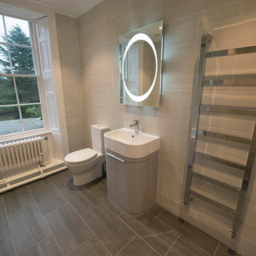 Ensuite Bathroom with overhead shower