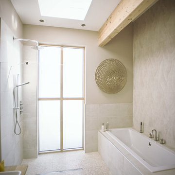 Ensuite Wet Room with River Stone Floor