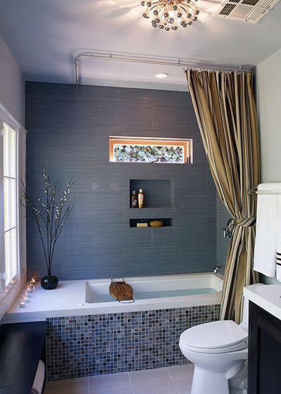 Contemporary Bathroom by Erica Islas  / EMI Interior Design, Inc.