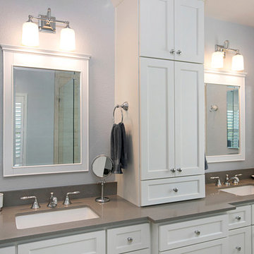 Escondido Master Bathroom Remodel with Tower Cabinets