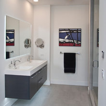 Large Mirror In Bathroom