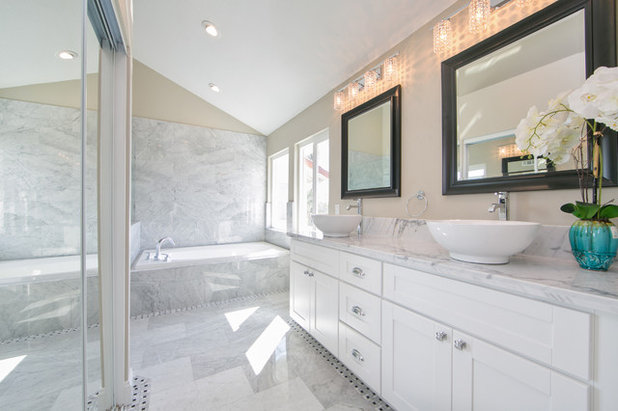Transitional Bathroom by Rellion Homes