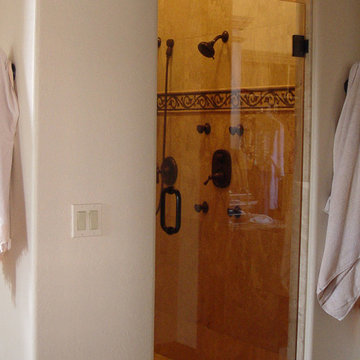 Etched Shower Door Samples