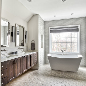 Expansive Ensuite with Freestanding Tub
