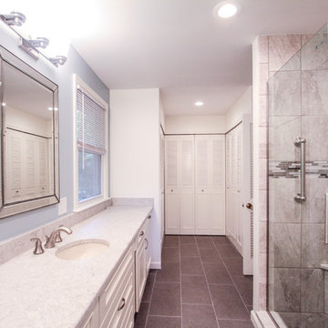 Expansive Master Bath Renovation with Walk-in Shower