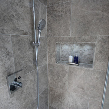 Exquisite Master En-Suite with freestanding stone bath and walk in shower