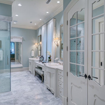Exquisite Turquoise & Gray Bath