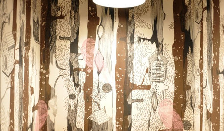 Cool Wallpaper Spotted: Wait, No It's Fabric!