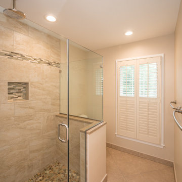 Fairfax Station Master Bath with Floating Cabinet