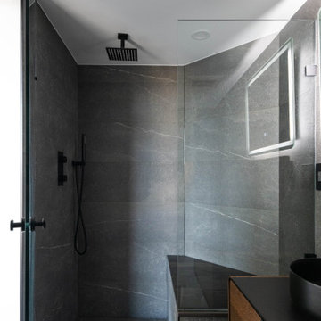 Modern gray bathroom