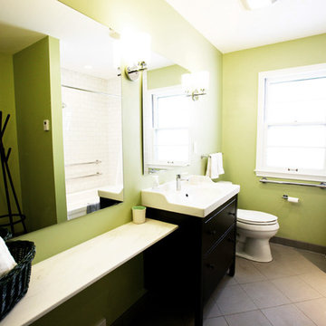 Falcoln Heights Comtemporary Bathroom Remodel