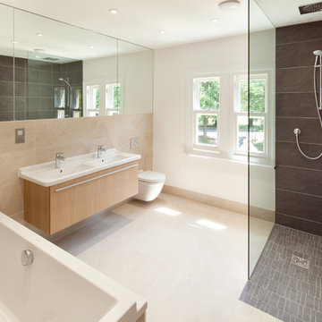 family bathroom, The Gables | Steventon Allister Godfrey Architects Ltd