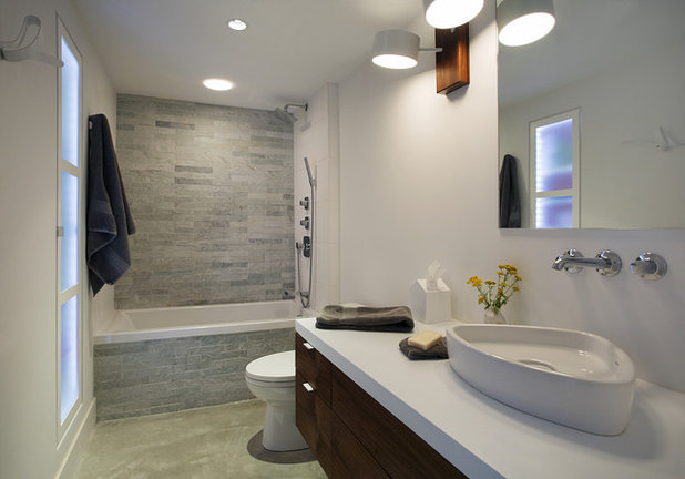 Contemporary Bathroom by ZeroEnergy Design