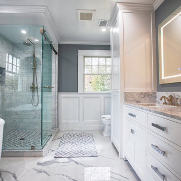 Fancy Marble Master-Bath