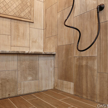 Fantasy Brown Quartzite Master Bathroom
