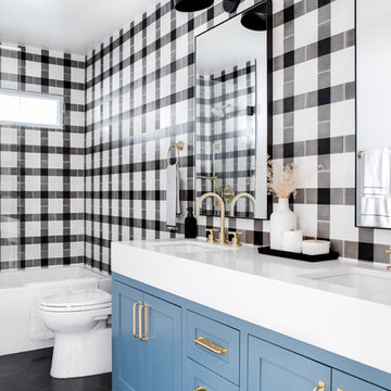 Farmhouse Contemporary Bathroom