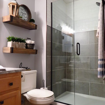 Farmhouse Inspired Bathroom Remodel | Woodbury, MN | White Birch Design LLC