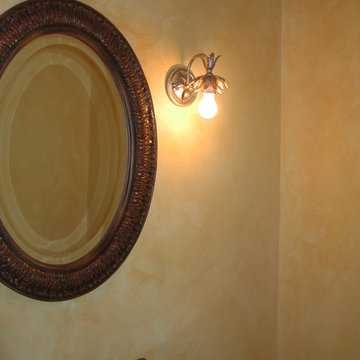 Faux Plaster finish for a Powder Room in NJ
