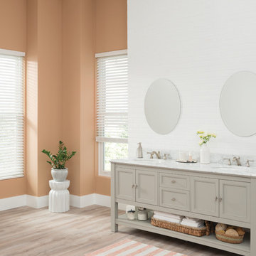 Faux Wood Blinds for the Bathroom