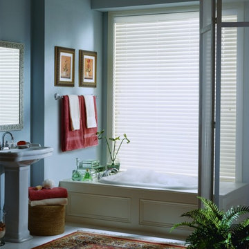 Faux Wood Blinds Not Only Control Light But Offer Privacy