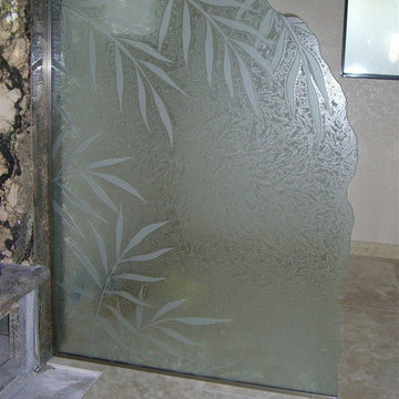 Ferns II Glass Shower Partition