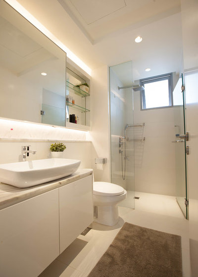 Contemporary Bathroom by Life Interior Design Pte Ltd