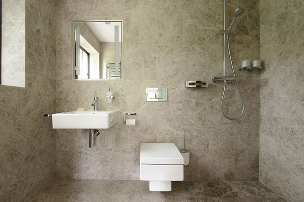 Modern Bathroom by Floors of Stone