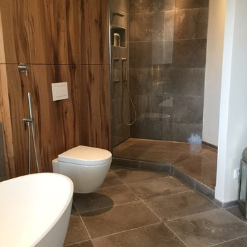 Finished Bathroom Projects || Floors of Stone
