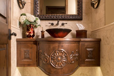 フェニックスにあるトラディショナルスタイルのおしゃれな浴室の写真