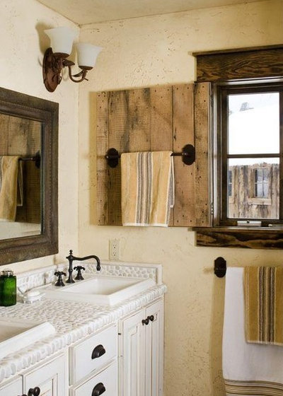 Rustic Bathroom by Coburn Design Build