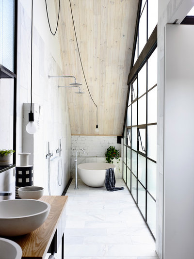 Industrial Bathroom by Architects EAT