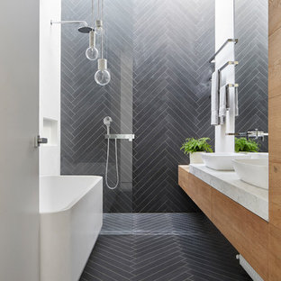 75 Beautiful Small Contemporary Bathroom Pictures Ideas May 2021 Houzz