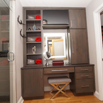 Floating Vanity and Dressing Room Cabinets
